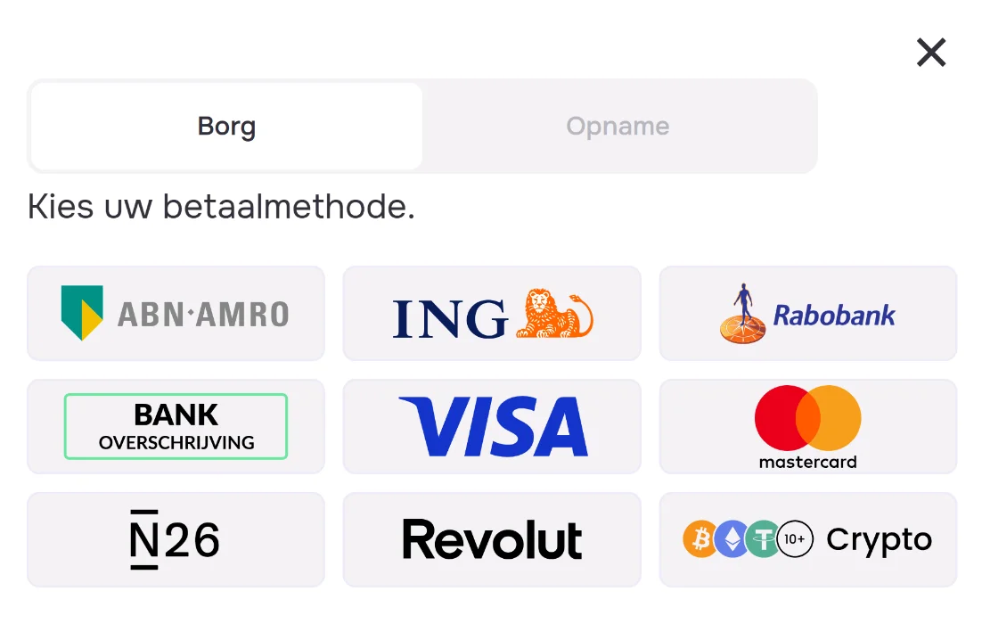 GTbet Casino Betaalmethoden